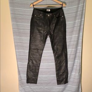 Leather pants